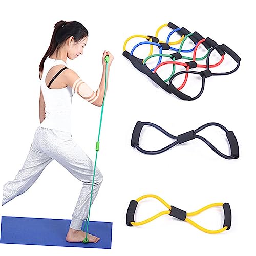 2pcs Expander Spring Exercise Spring Expander Arm Exercise Resistance Bands Rubber - color: Blackx2pcs, size: mediumx2pcs