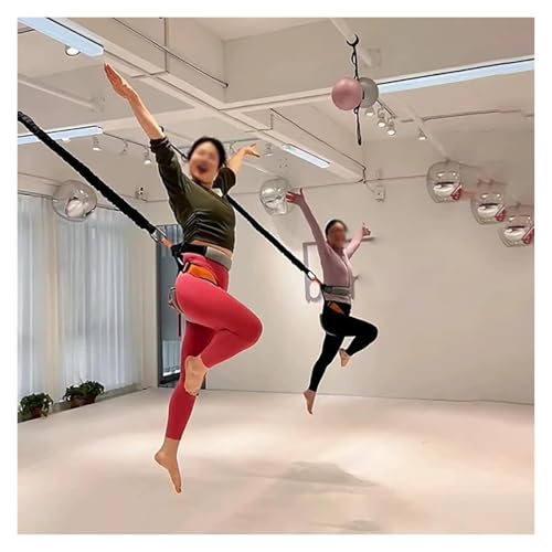 Heavy Duty Bungee Fitness Equipment Set – Bungee Resistance Band For Gym, Yoga & Air Dance，Adjustable Harness With 360° Rotational Devicee，home Suspension Training Kit - size: S---Fit for 104.7-126.8 lbs