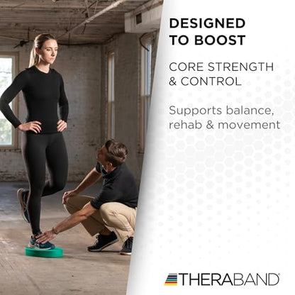 THERABAND Stability Trainer Pad - color: Green - Firm - Beginner, size: Single