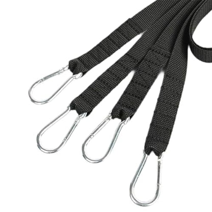 2X Sled Pull Straps Workout Weighted Sled Pulling Straps for Indoor Home Leg