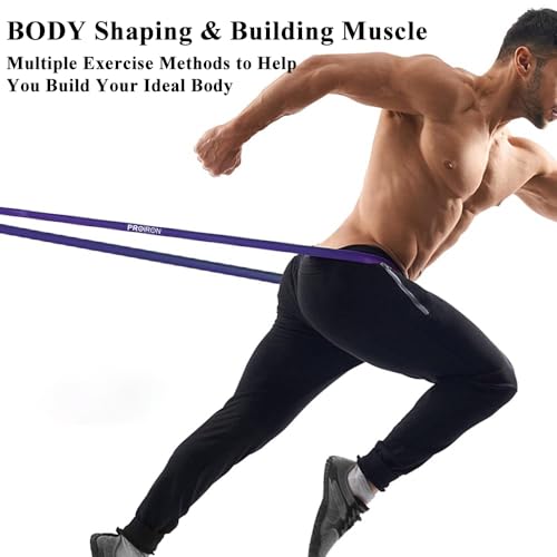 PROIRON Resistance Bands Pull Up Bands Comfortable Exercise Bands Anti-Slip Workout Bands for Pull up Dip Squat Gym Workout Physical Therapy Stretch Bands for Men & Women,Length 81.89in