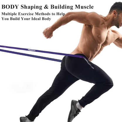PROIRON Resistance Bands Pull Up Bands Comfortable Exercise Bands Anti-Slip Workout Bands for Pull up Dip Squat Gym Workout Physical Therapy Stretch Bands for Men & Women,Length 81.89in