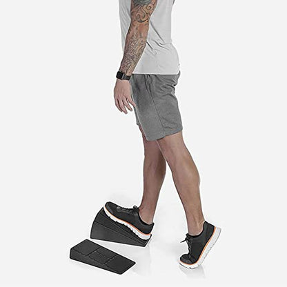 3PCS Squat Wedge Block, Adjustable EPP Slant Incline Board Stackable Calf Stretcher Yoga Wedge for Home Gym Office Squat Ankle Mobility Exercise