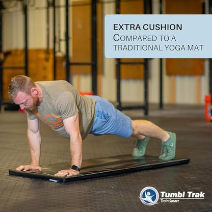 Tumbl Trak Build-A-Mat for Gymnastics, Cheer, Dance, and Fitness - color: Royal Blue, size: 2Ft x 5Ft x 1-3/8In