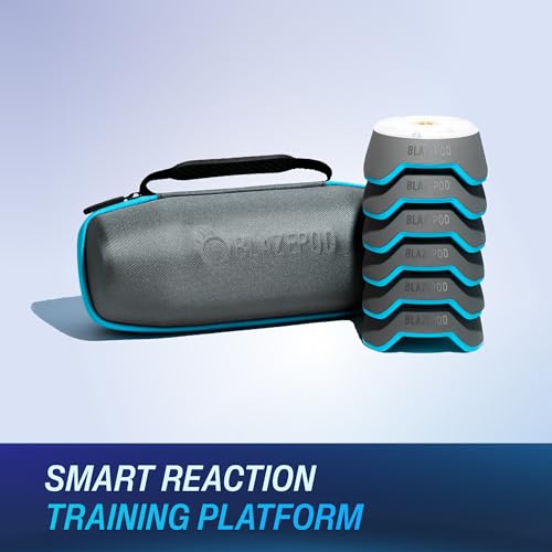 BlazePod Soccer Reaction Training Kit – 6 Reaction Light Pods to Improve Speed, Focus, & Decision-Making - Cognitive Light Drills for Football Players & Coaches - App Access