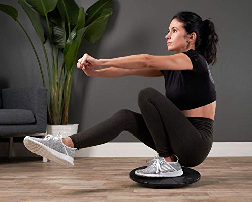 Standing Desk Balance Board – Balancing Board for Under Desk- Exercise Balance Stability Trainer, Helps Increase Strength and Flexibility, Full Body Exercise - Office Wobble Boards – 15 Inch