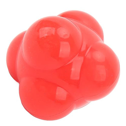 Ball, 6 Sided High Bounce Ball, Strong Durable Silicone for Speed Agility Training Baseball Soccer Basketball
