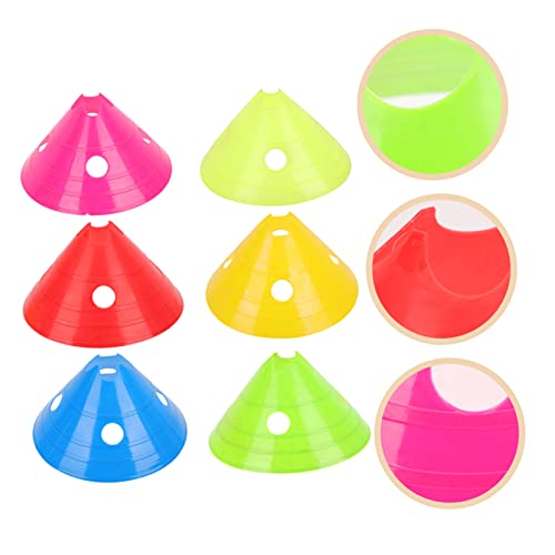 6pcs Football Training Hurdles Plastic Flexibility Agility Racks for Outdoor Sports for Boys and Girls and Athletes Coordination and Speed Training