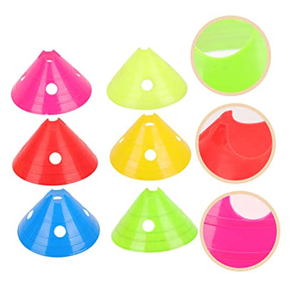 6pcs Football Training Hurdles Plastic Flexibility Agility Racks for Outdoor Sports for Boys and Girls and Athletes Coordination and Speed Training