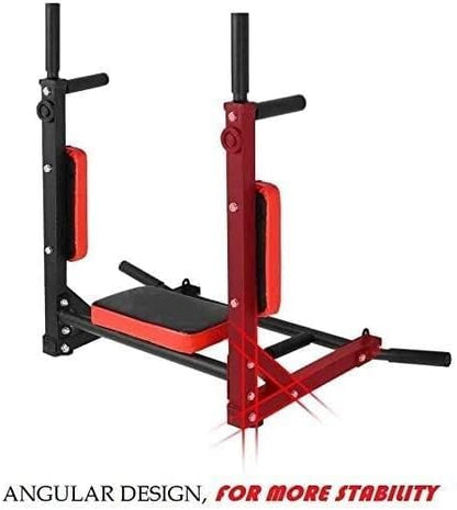 Heavy Duty Wall Mounted Pull Up Bar, 3-in-1 Multifunctional Exercise Equipment, Black