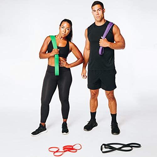 Hyperwear Heavy Resistance Bands, Super Bands Resistance Bands, Pull Up Bands, Pull Up Assistance Bands, Super Band Exercise Set of 4 Thick Bands