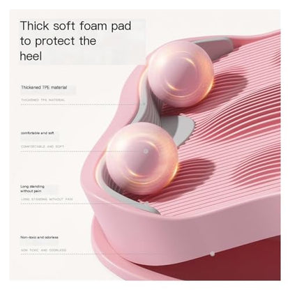 9 Level Adjustable Foldable Slant Board, Yoga Calf & Plantar Fasciitis Stretcher, Full Body Foot Ankle Stretch Balance Fitness Board For Home Gym Workout