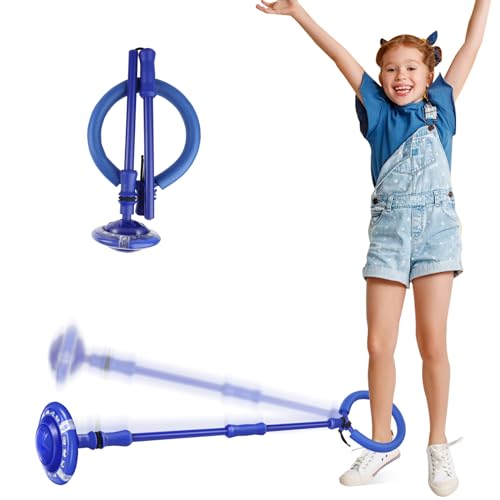 Skip Ball for Kids with Flashing Lights - Indoor Outdoor Game Fitness Toys for Kids, Cool Christmas Birthday Gifts Toys for Girls Boys Age 6 7 8 9 10+ Year Old