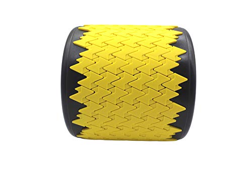 Shadowfit Foam Roller - Muscle Roller & Massage Roller for Trigger Point, Stretching Equipment for Legs, Hamstrings, Upper & Lower Back Pain - color: Yellow