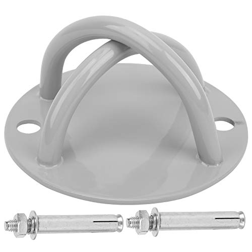 HERCHR 2pcs Battle Rope Anchor Wall Mount for Suspension Straps, Aerial Yoga Hanging Pull Strap Installation Fixed Plate Expansion Screw Mount Bracket