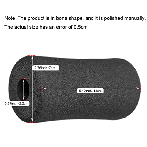 Foam Foot Pads Rollers Two Pair for Home Gym Exercise Machines Equipments Replacements with 1 Inch(2.5cm) Rod (Foam 5.12" X 2.76" Od X 0.87" Id) - color: Foam 5.12" X 2.76" Od X 0.87" Id