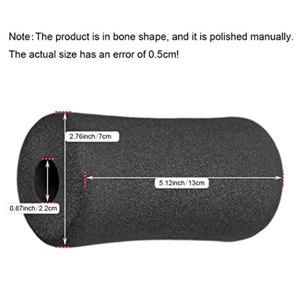 Foam Foot Pads Rollers Two Pair for Home Gym Exercise Machines Equipments Replacements with 1 Inch(2.5cm) Rod (Foam 5.12" X 2.76" Od X 0.87" Id) - color: Foam 5.12" X 2.76" Od X 0.87" Id