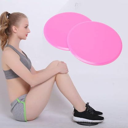 Dual Sided Discs, Exercise Core Sliders for Full Body Workout to Build Functional Core Strength, 7 Inches, 2 PCS, for Home Gym and Travel