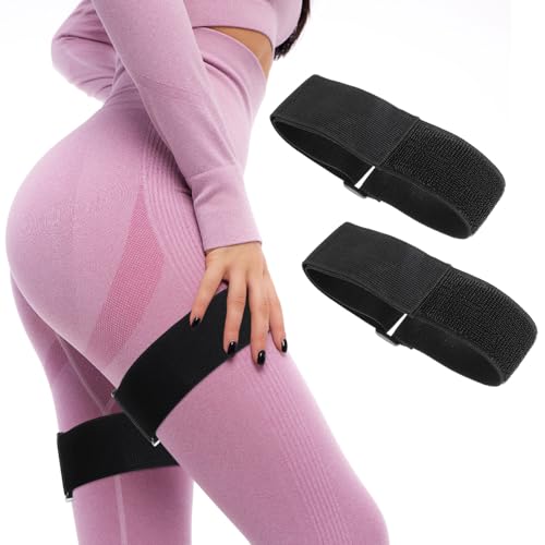 2 Pcs Occlusion Bands Glutes Hip Building Blood Flow Restriction Bands BFR Bundle Booty Bands Best Fabric Resistance Bands for Women Exercising Your Butt Squat Thigh Fitness