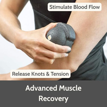 ACTIVATOR - The Better Massage Ball for Myofascial Release, Trigger Point Therapy, Acupoint & Yoga. Foot Massage, Physical Therapy & Lacrosse Ball in One. 3 Surfaces for Advanced Muscle Release