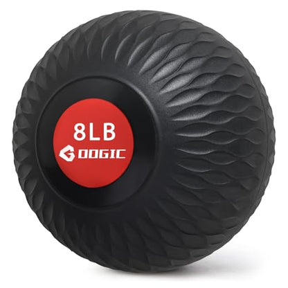 Slam Ball 8-10 lb Medicine Ball Weighted Balls for Exercise and Workout, Strength, Cardio, Cross-Training and Core Workouts