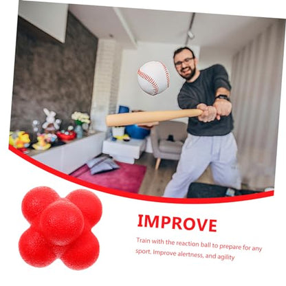 ibasenice Hexagonal Agility Training Fitness Reaction for Sports Improve Reflexes Coordination Material for Drills Partner Workouts High Difficulty