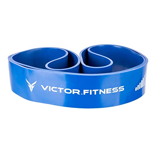 Rise Bands Heavy-Duty Exercise Resistance Band for Physical Therapy, Fitness, Muscle Development, Rehab, Mobility, Stretching, and More - color: Blue Level 5 (65-175lbs)