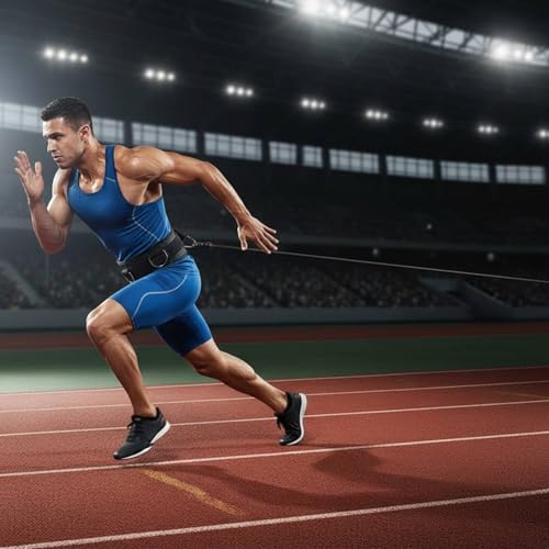 Sprint Resistance Belt Nylon Speed Training Belt Adjustable Running Resistance Harness for Fitness Athletes, Sprinters