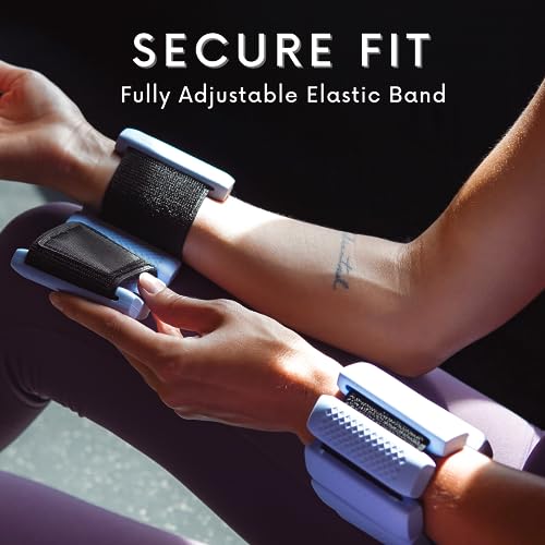 Polyfit Wrist & Ankle Weights - 1 Pair - Wearable Ankle Weights for Women and Men - Wearable Bracelet for Exercise, Yoga, Walking, Running, Dance, Barre, Pilates, Cardio, Aerobics - color: SAND