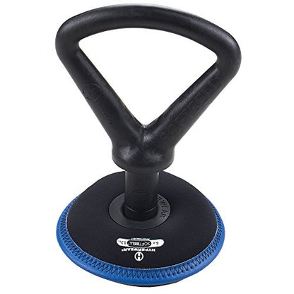 Hyperwear SoftBell Adjustable Kettlebell Set - Soft, Vinyl-Coated Weight Plates with Rubber Base - Versatile Home Gym Equipment - Compatible with SoftBell Barbell & Dumbbell