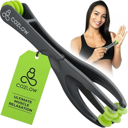 Finger Massager for Deep Tissue Comfort, Dual-Sided Therapy Tool for Arthritis, Carpal Tunnel, Stress & Pain Relief, Massage Roller for Hands, Palm & Wrist