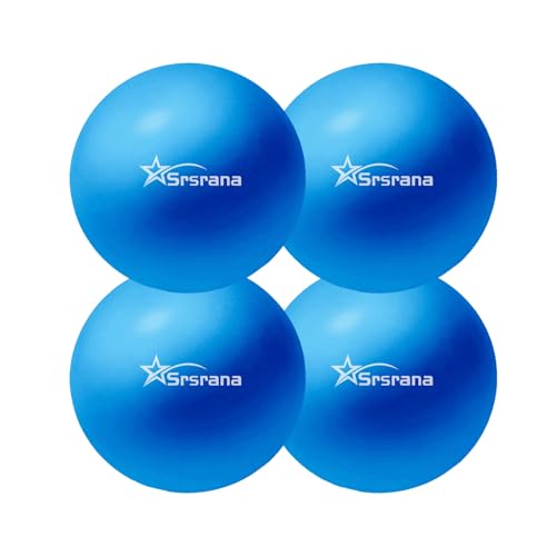 9 Inch Pilates Ball, Mini Exercise Ball for Yoga, Barre & Fitness Training - color: 4Blue