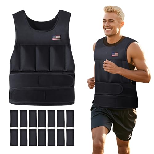 Adjustable Weighted Vest for Men Women,2-30 Lbs Adjustable Weighted Vest with Straps Womens Running Weight Vest for Walking Strength Training Fitness - size: Adjustable 2-20 Lbs