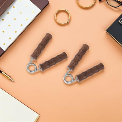 SUPVOX 4pcs Wooden Hand Grip Strengthener Kit Palm Hand Massager and Wrist Trainer for Finger and Forearm Exercise for Strengthening at Home Or Gym