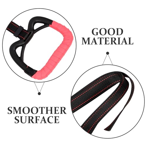 Luxshiny Gymnastic Rings Set with Straps, 1 Meter Adjustable Pull up Rings for ’s Home Fitness Training and Stretching, Indoor Bodyweight Workout Equipment for Boys