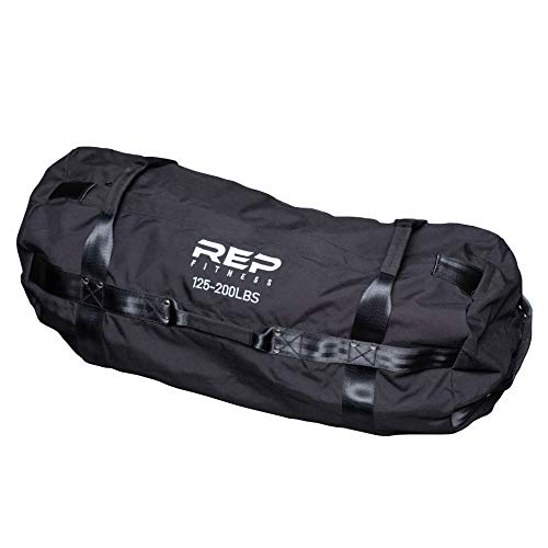 REP Fitness Adjustable Sandbag 1000D Cordura 5-200 Lbs 7 Reinforced Handles Water-Resistant Quick-Dry Small XL Functional Strongman Training Workout Cross-Fit Weighted Bag Exercise Gym Heavy - color: XL-Black