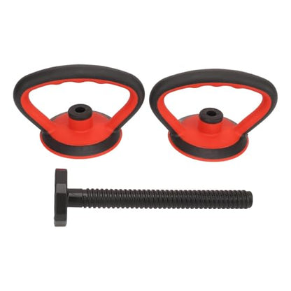 Adjustable Kettlebell Handle, Plate Kettlebell Grip Loadable Ergonomic Weight Strength Training Weightlifting Accessories for Home Gym Set