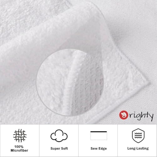 Orighty White Hand Towels Bulk, 96-Pack Microfiber Gym Towels, 16x28 inch - color: White, size: Pack of 96