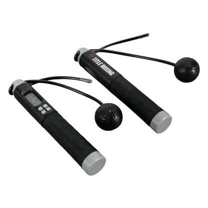 Title Boxing Smart Electronic Count Jump Rope - Digital Display, Cordless Option, Removable Weights, and Adjustable Length