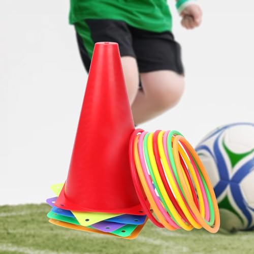 Toss Game Set Field Marker Cones Outdoor Game for Kids Adults Traffic Cones