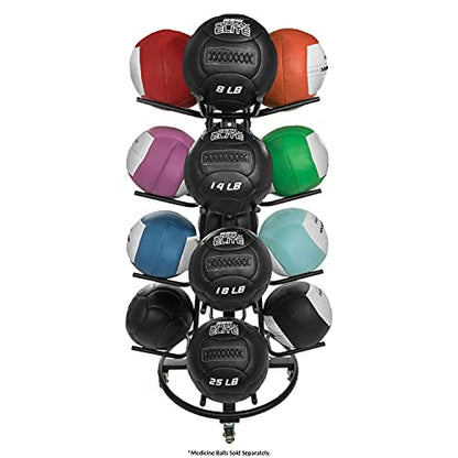 Champion Sports Medicine Ball Storage – Durable Racks & Trees for Organized Gym, Fitness & Sports Storage - style: Round Medicine Ball Storage Tree