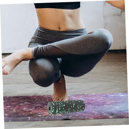 POPETPOP 2Pcs Compact Foam Roller Set Hollow Portable Muscle Massage Roller for Back Pain Relief Lightweight Exercise Tool for Travel and Fitness