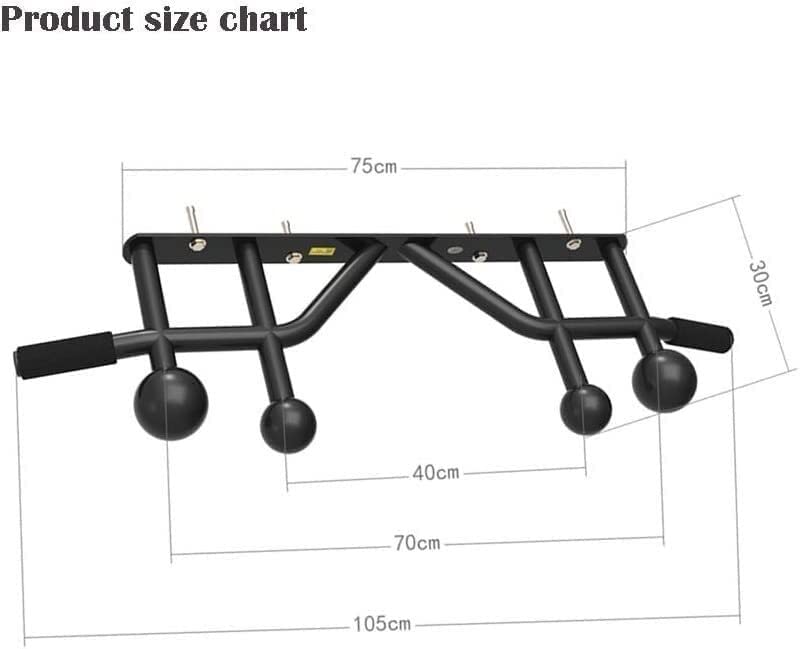 Multifunctional Wall Mounted Pull Up Bar/Chin Up Bar, Multi-Handle Position, Home Gym Upper Body Strength Training Equipment Max Weight 660 Lbs