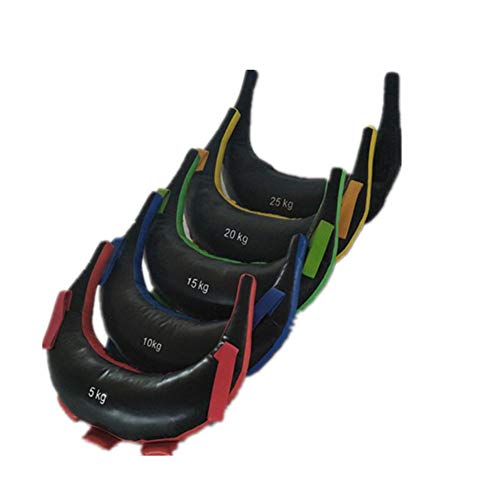 Fitness Squat Exercise Weights Sandbags, Horn Sandbag Training Exercise Dynamic Load Heavy Duty Workout Gym Sandbag for Functional Strength Training Exercises - color: Green