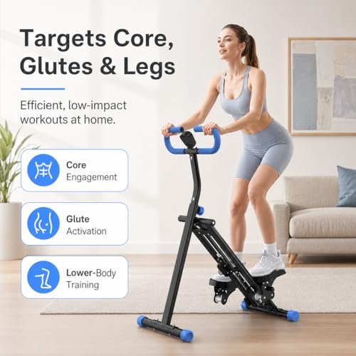 Stair Stepper & Stepper Machine for Home, Aerobic Step Platform, Steppers for Exercise at Home, Stair Slide, Exercise Step, Full-Body Cardio Workout Equipment for Women & Men