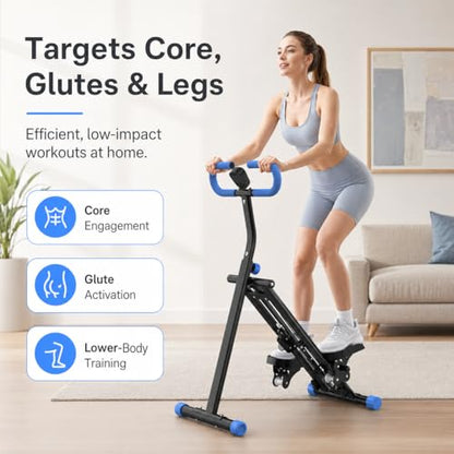 Stair Stepper & Stepper Machine for Home, Aerobic Step Platform, Steppers for Exercise at Home, Stair Slide, Exercise Step, Full-Body Cardio Workout Equipment for Women & Men