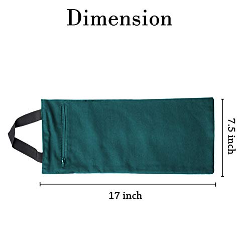 Yoga Sand Bag - Cotton Unfilled for Yoga Weights and Resistance Training, Size- 7.5" X 17"