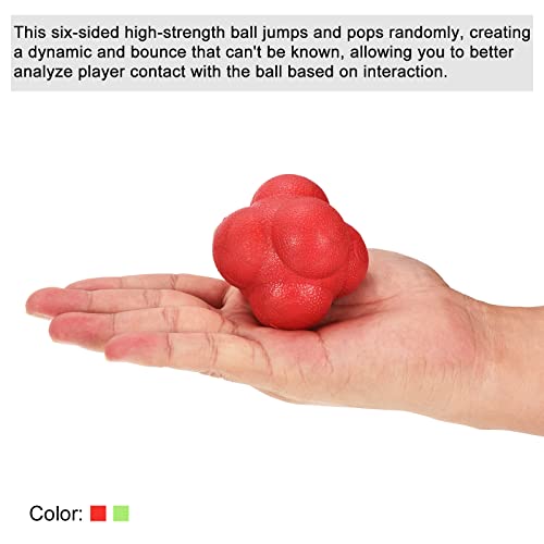 PATIKIL Bounce Reaction Balls Coordination Training Ball Agility Trainer TPR for Speed Reflex