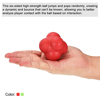 PATIKIL Bounce Reaction Balls Coordination Training Ball Agility Trainer TPR for Speed Reflex