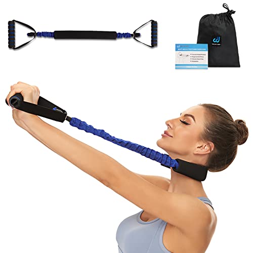 Neck Stretcher Exerciser, Cervical Traction Device for Neck Pain Relief and Cervical Spine Alignment. Portable Neck Traction Exerciser for Home/Office, Neck and Shoulder Relaxer. (20-25 Pounds) - size: 20-25 Pounds
